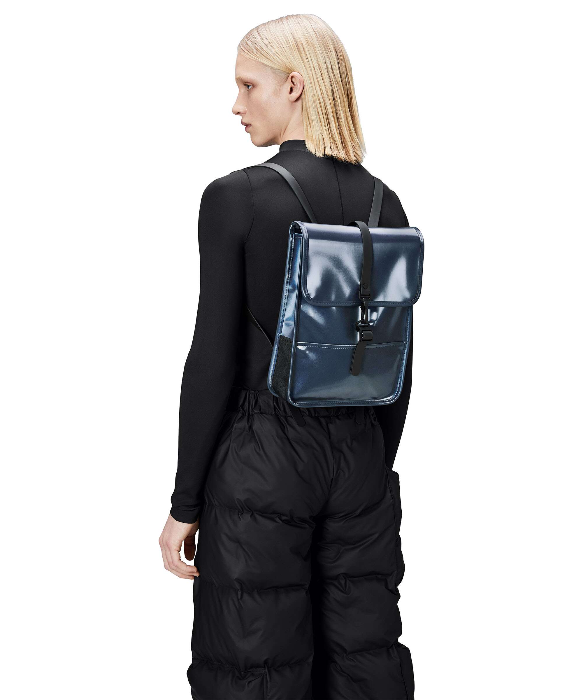 Rains Micro Backpack black grain