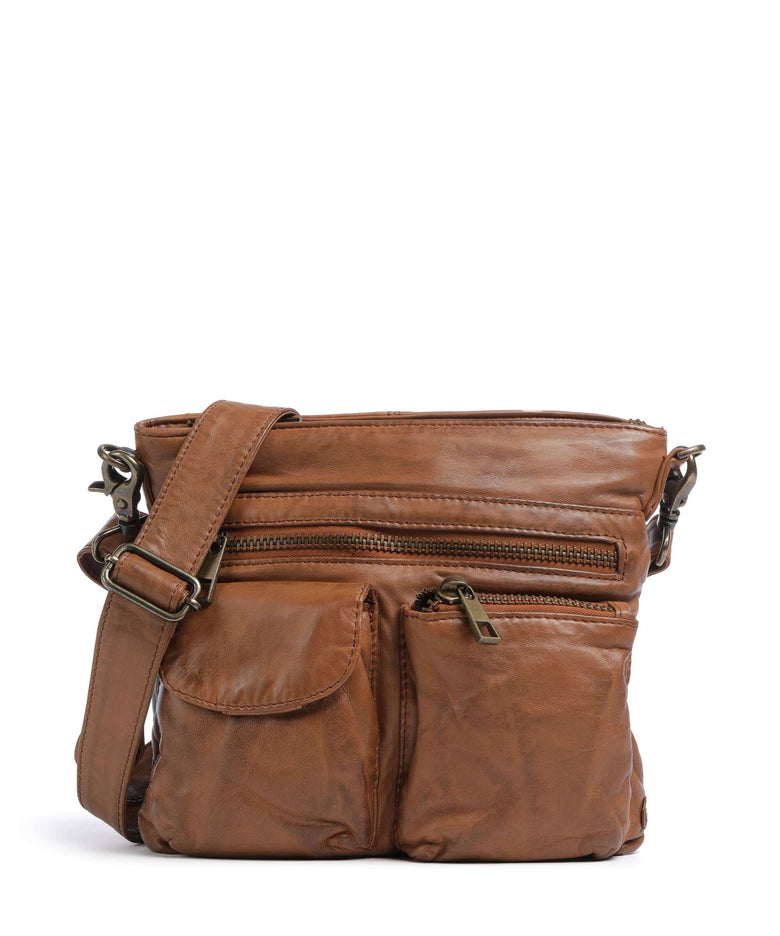 Depeche Power Field Shoulder bag cognac