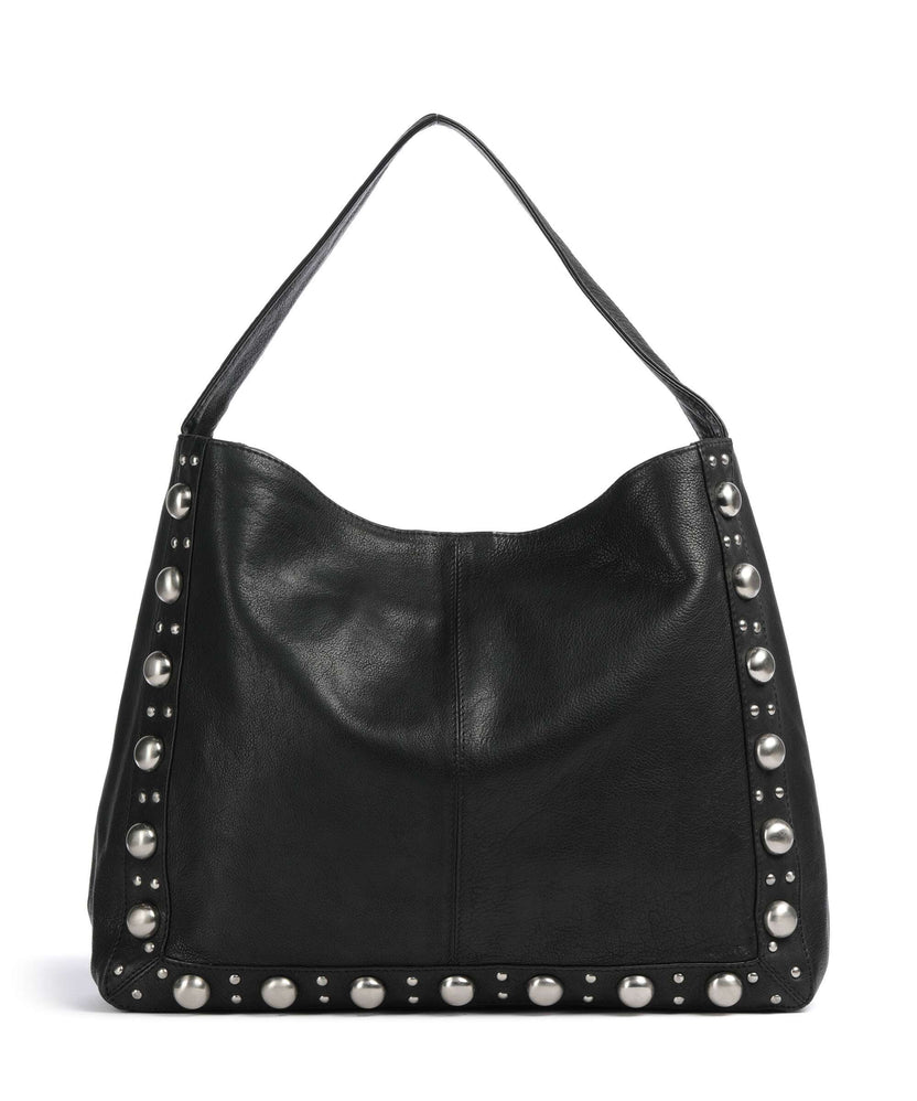 Depeche Noise Industry Hobo bag nero