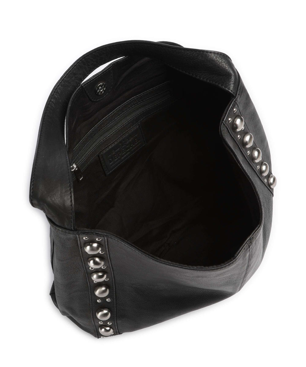 Depeche Noise Industry Hobo bag nero