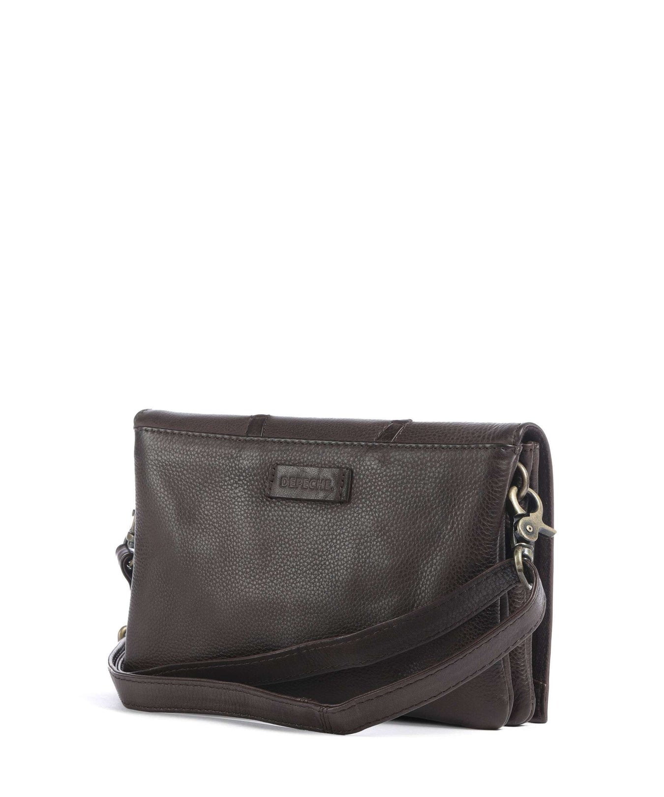 Depeche Tailors Stitch Crossbody bag chocolate