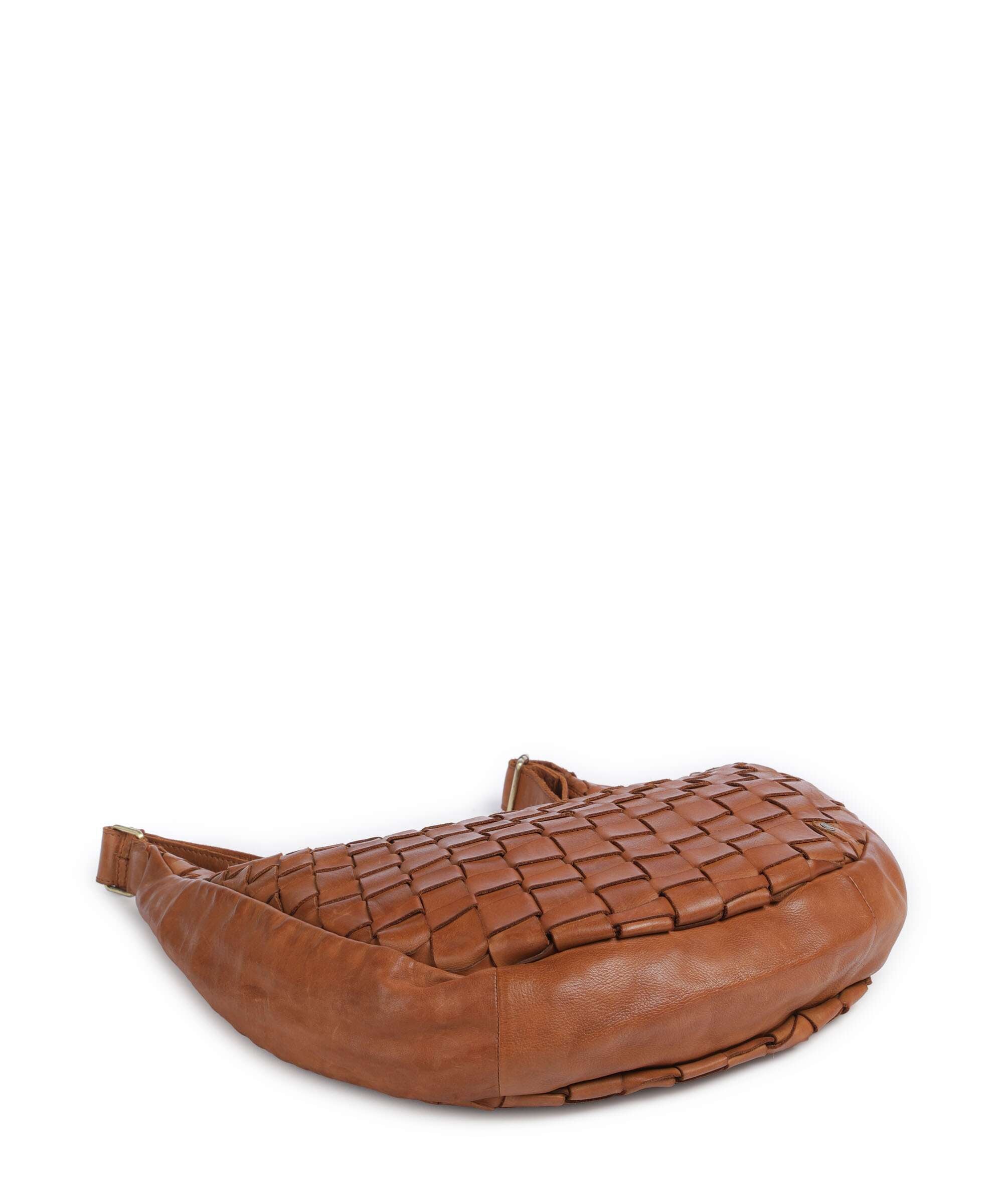 Depeche Warsaw Hobo bag vintage cognac