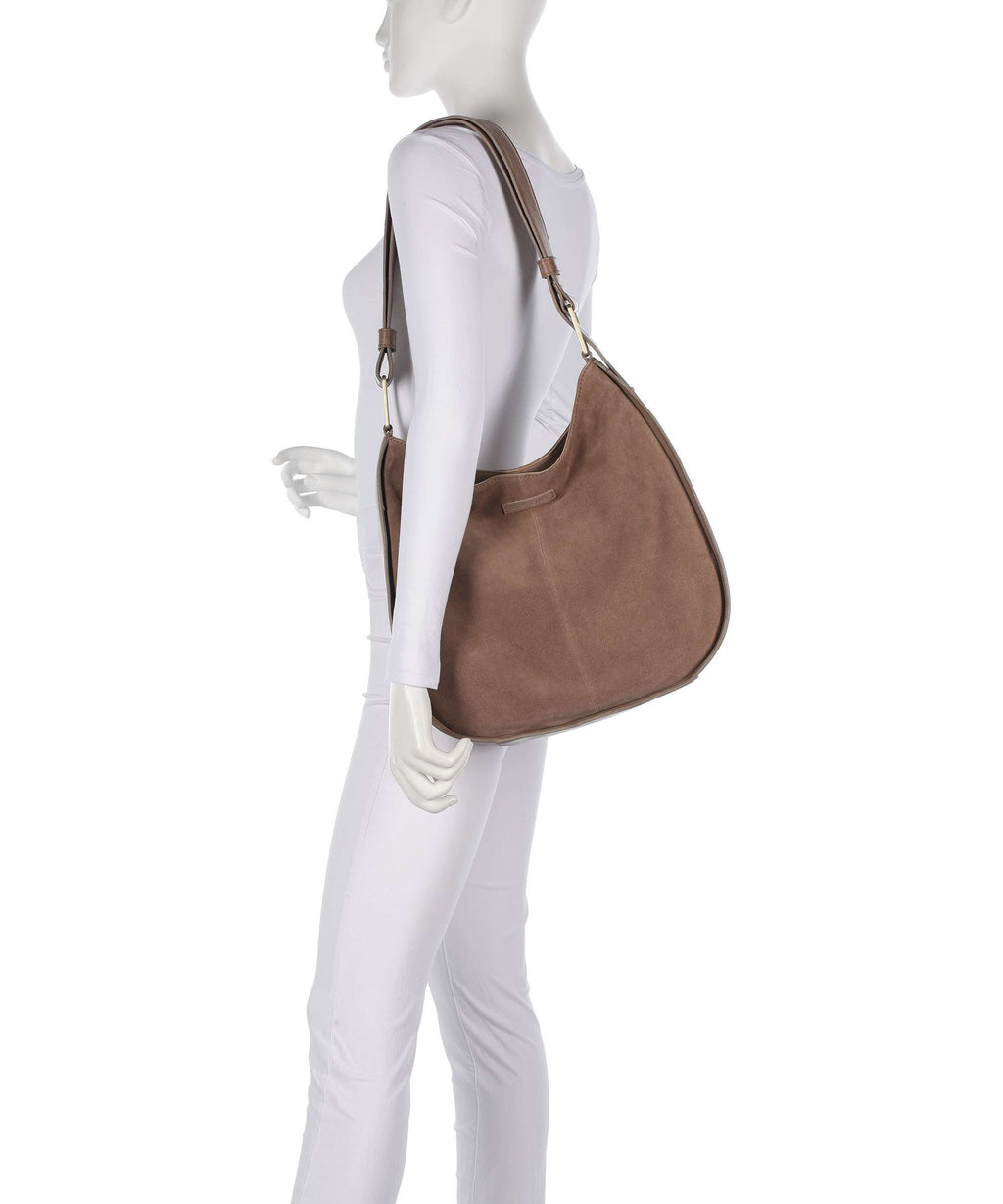Depeche Madrid Hobo bag taupe
