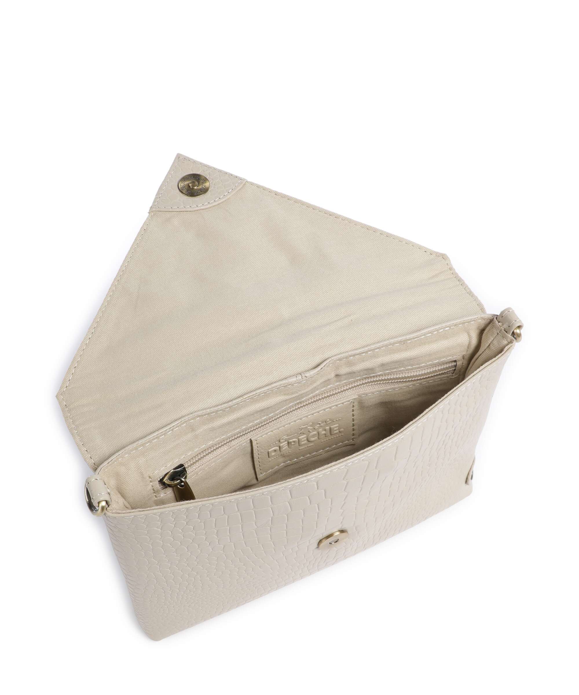 Depeche Fashion Favourites Crossbody bag sand croco