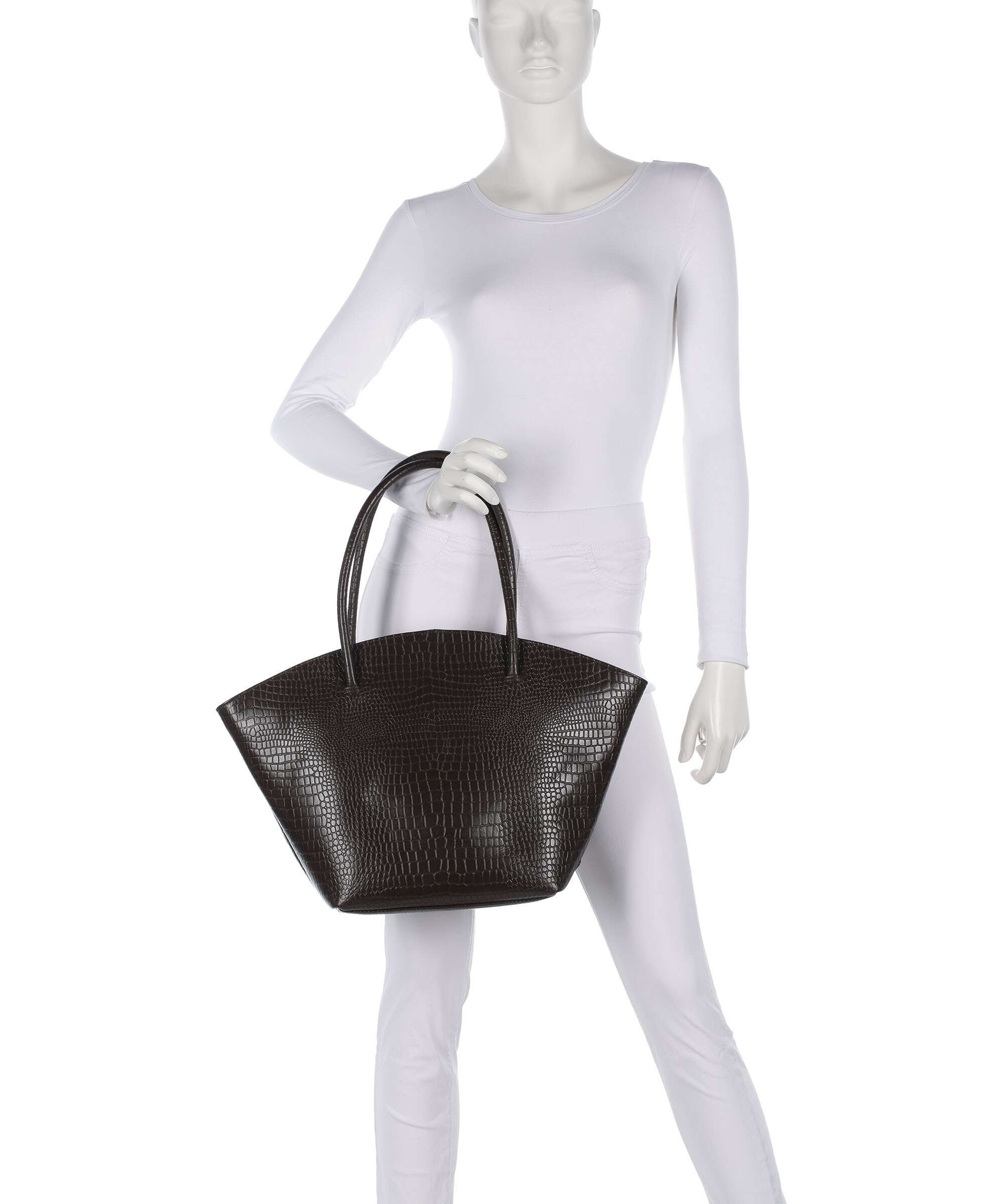 Depeche Fashion Favourites Tote bag brown croco