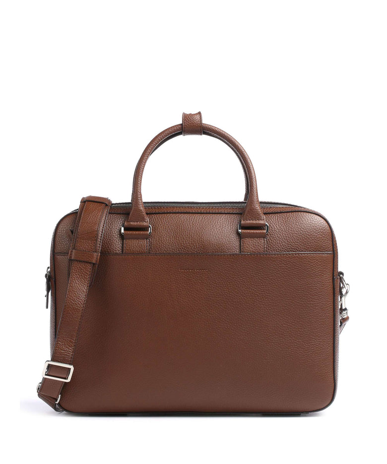 Tiger of Sweden Burin Briefcase cognac