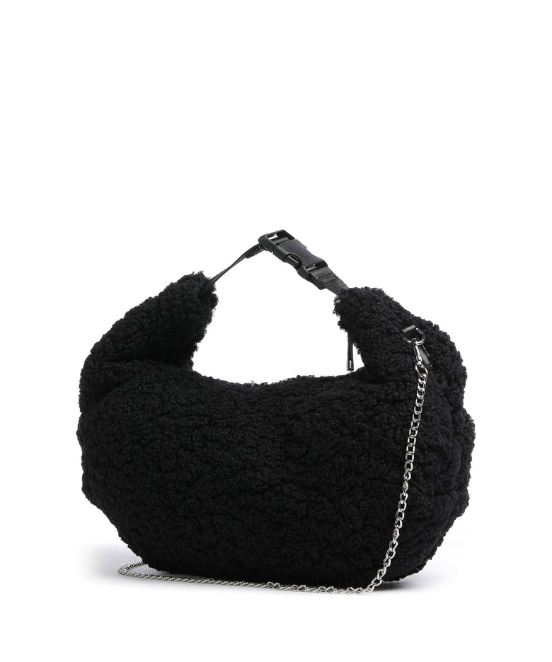 Núnoo Curls Dagmar Hobo bag black