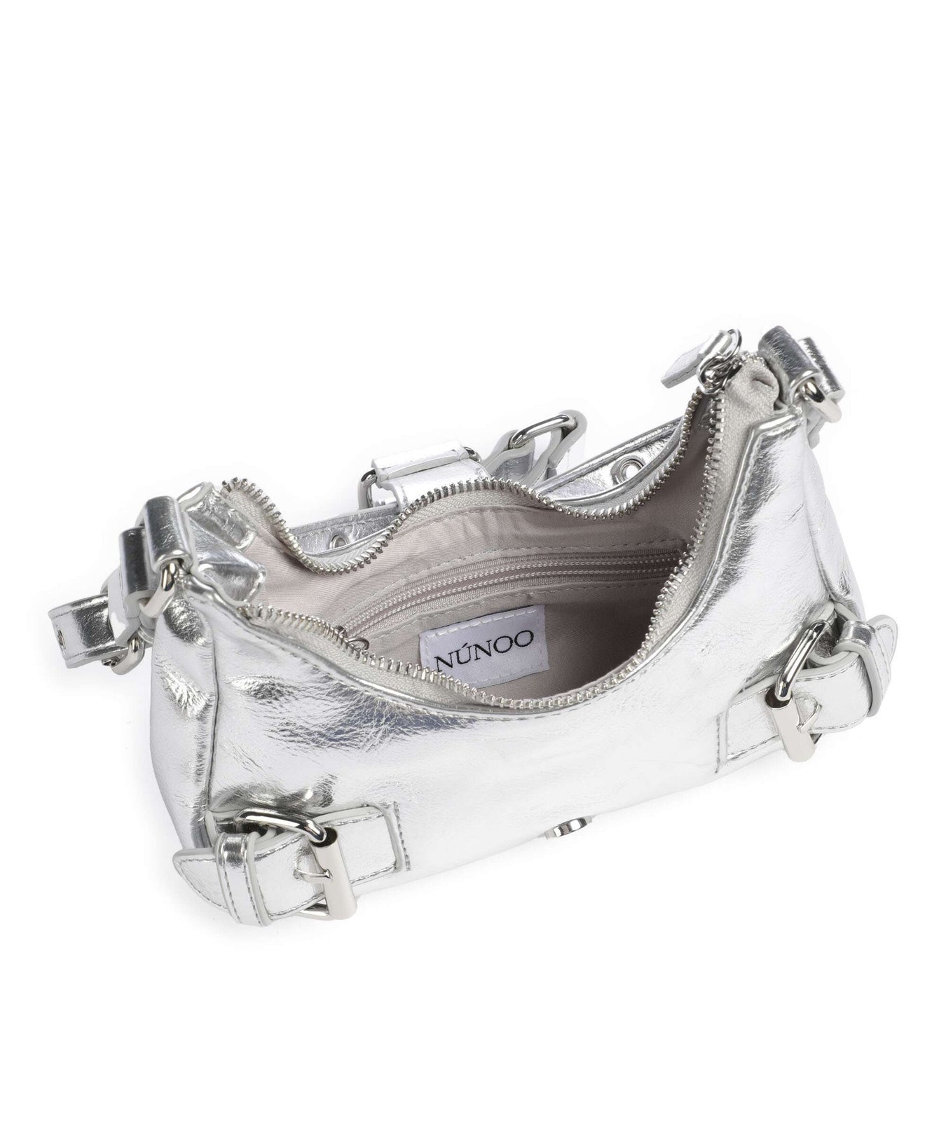 Núnoo Recycled Cool Palma Shoulder bag silver