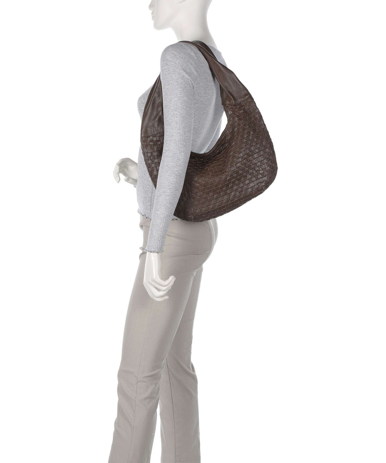 Núnoo Mountain Small Gabi Hobo bag dark brown