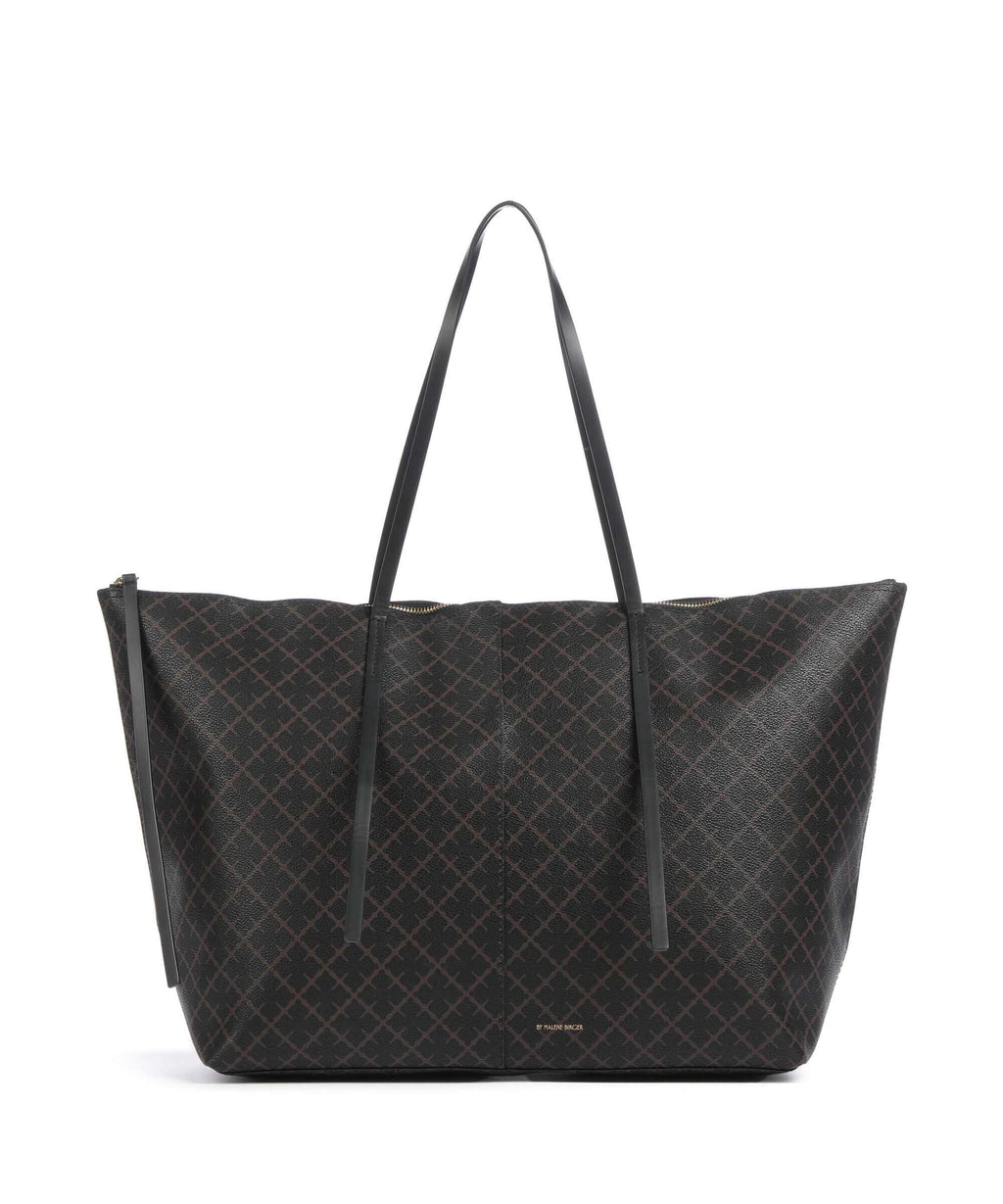 by Malene Birger Luze Tote bag dark chokolate
