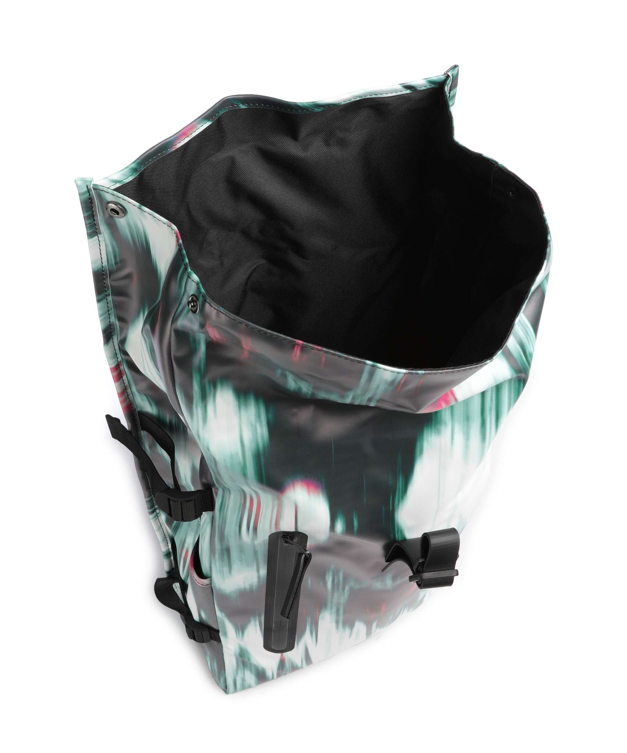 Rains Large Rolltop backpack blur