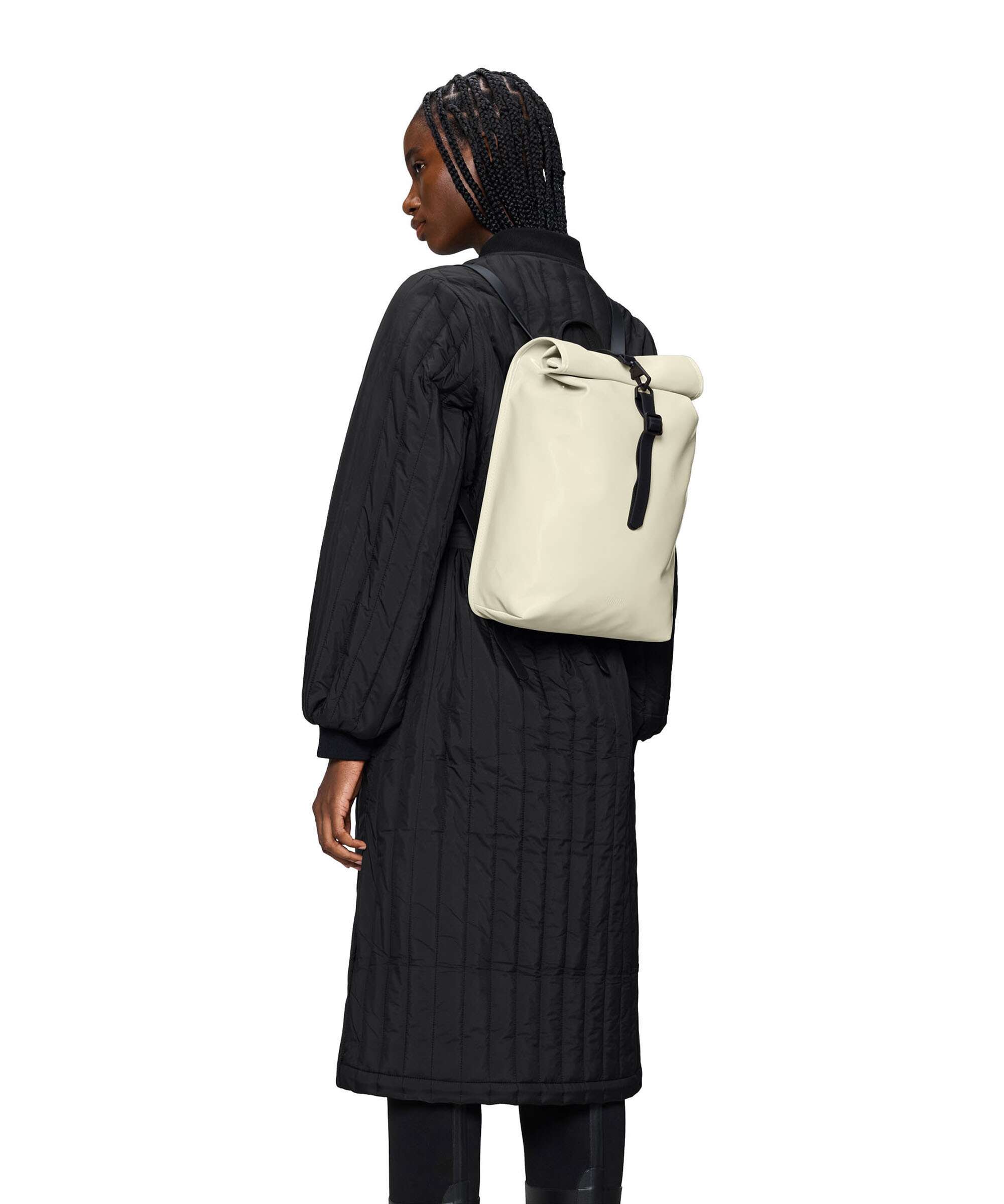 Rains Mini Rolltop backpack shore