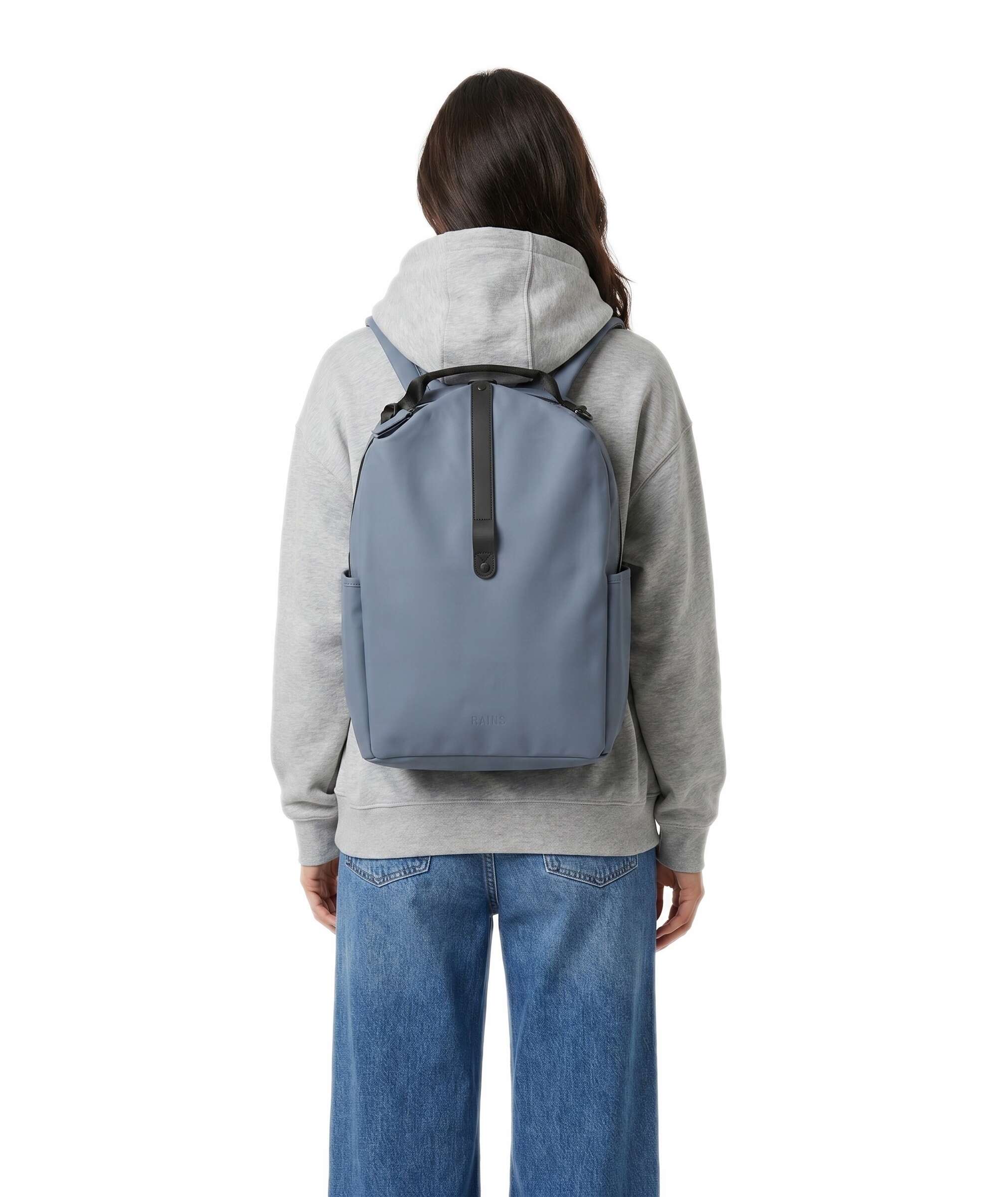Rains Clip Front Backpack blue dusk
