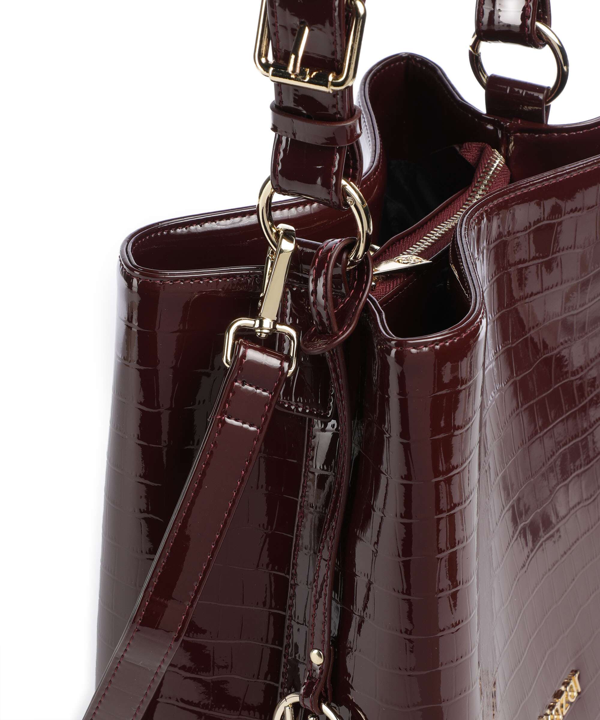 Kazar Victoria Bucket bag maroon