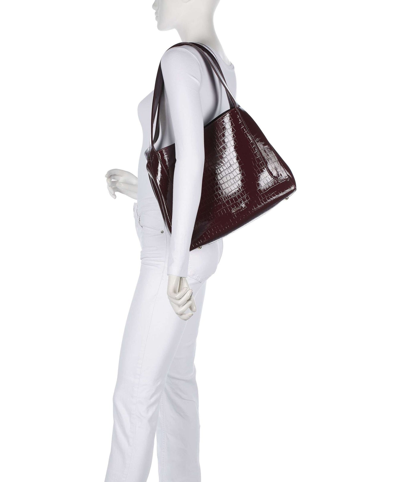 Kazar Ange Hobo bag maroon