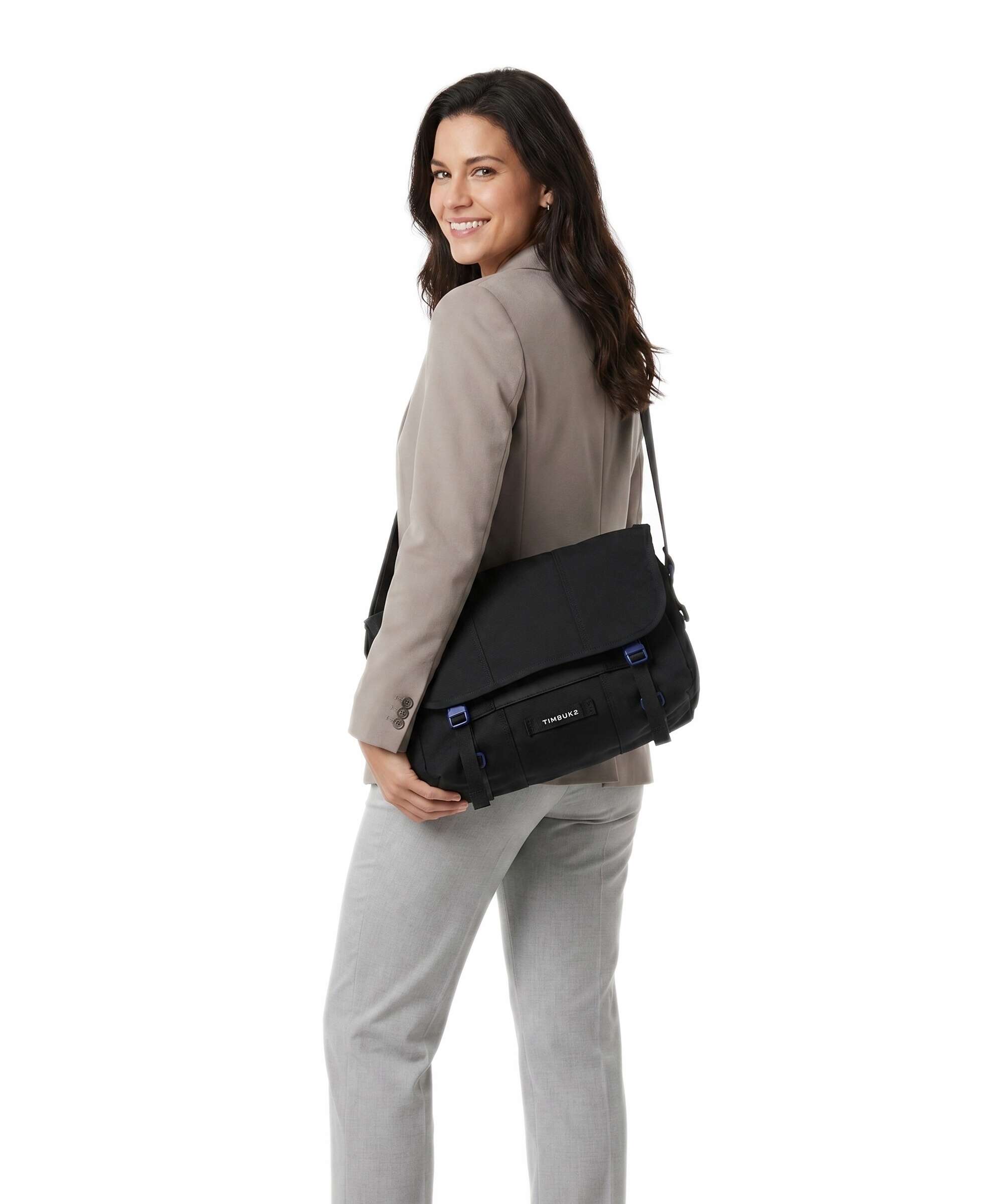 Timbuk2 Flight Classic S Messenger bag jet black/blue wish