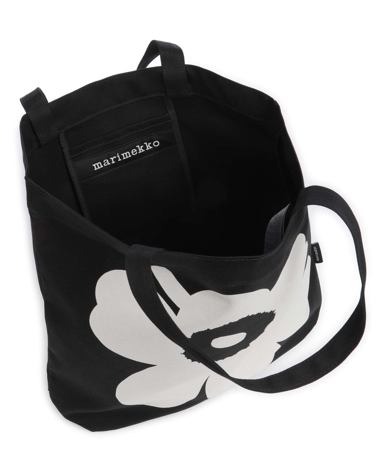 Marimekko Unikko Kioski Torna Tote bag black/white