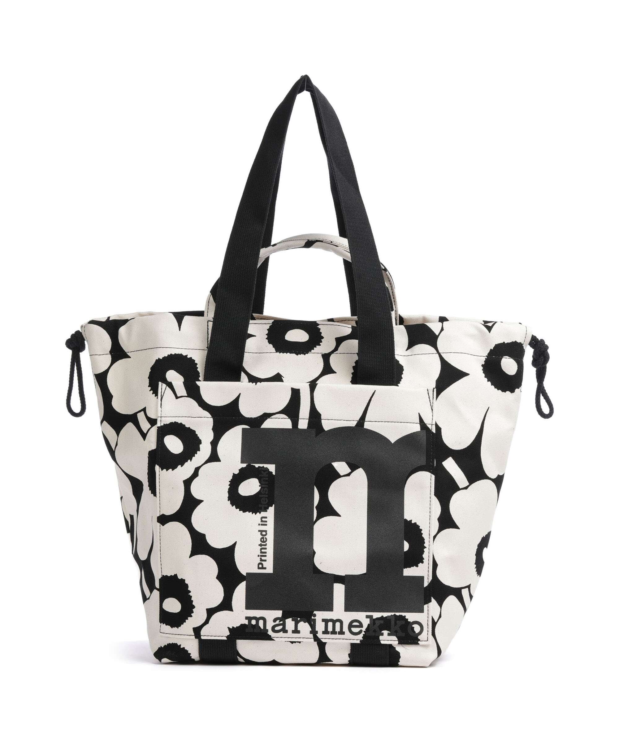Marimekko Mono City Unikko Tote bag cotton/black