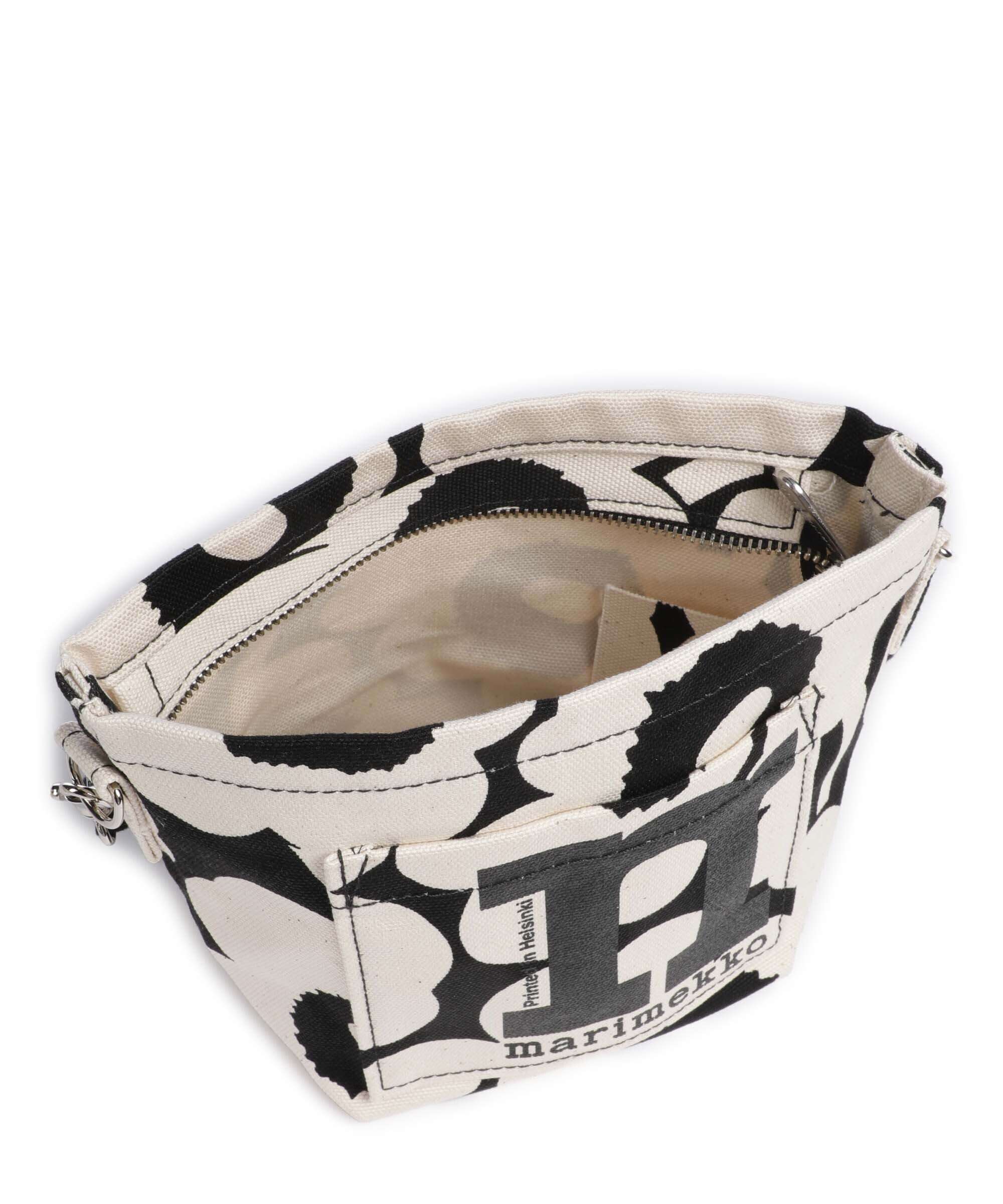 Marimekko Mono Unikko Mini Crossbody bag cotton/black