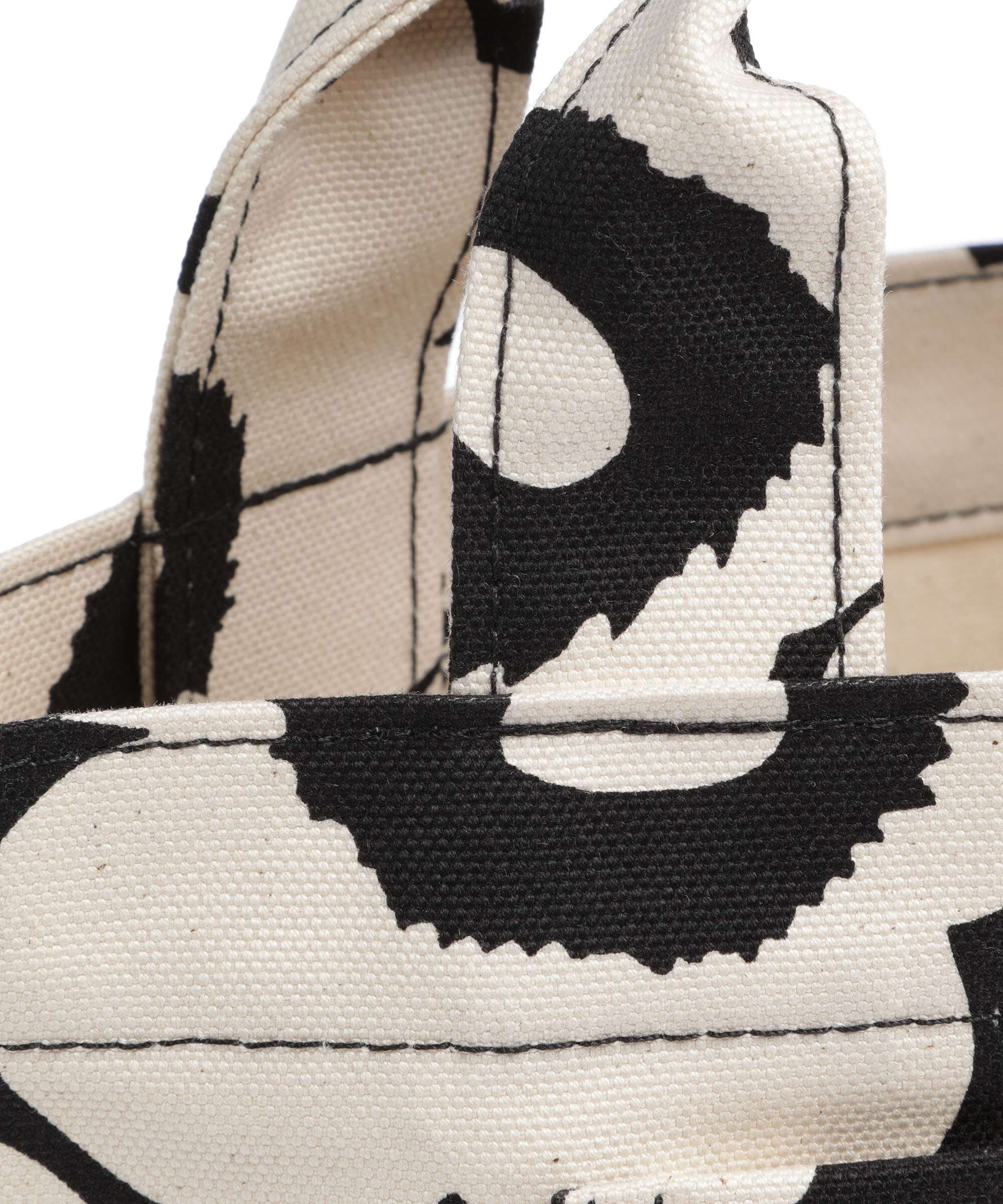 Marimekko Mono Unikko Mini Handbag cotton/black