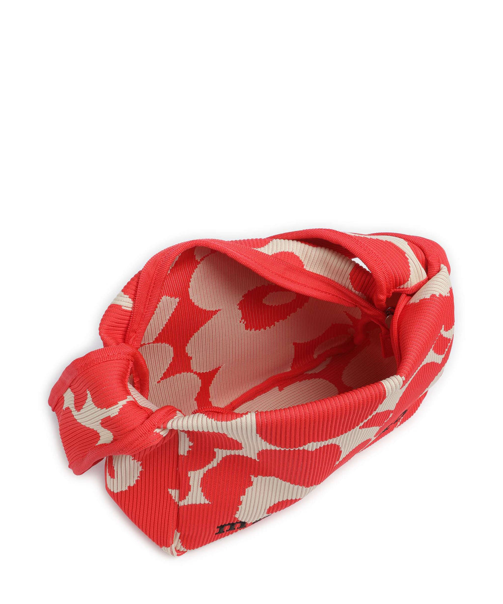 Marimekko Knitted Unikko Shoulder bag pink/beige