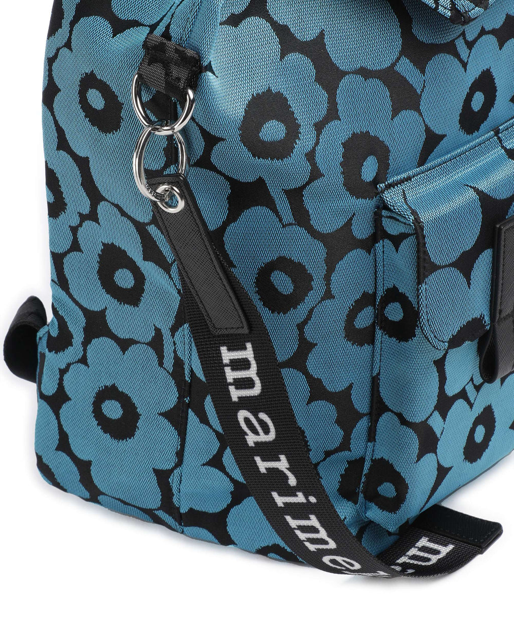 Marimekko Everything Unikko L Backpack blue/black