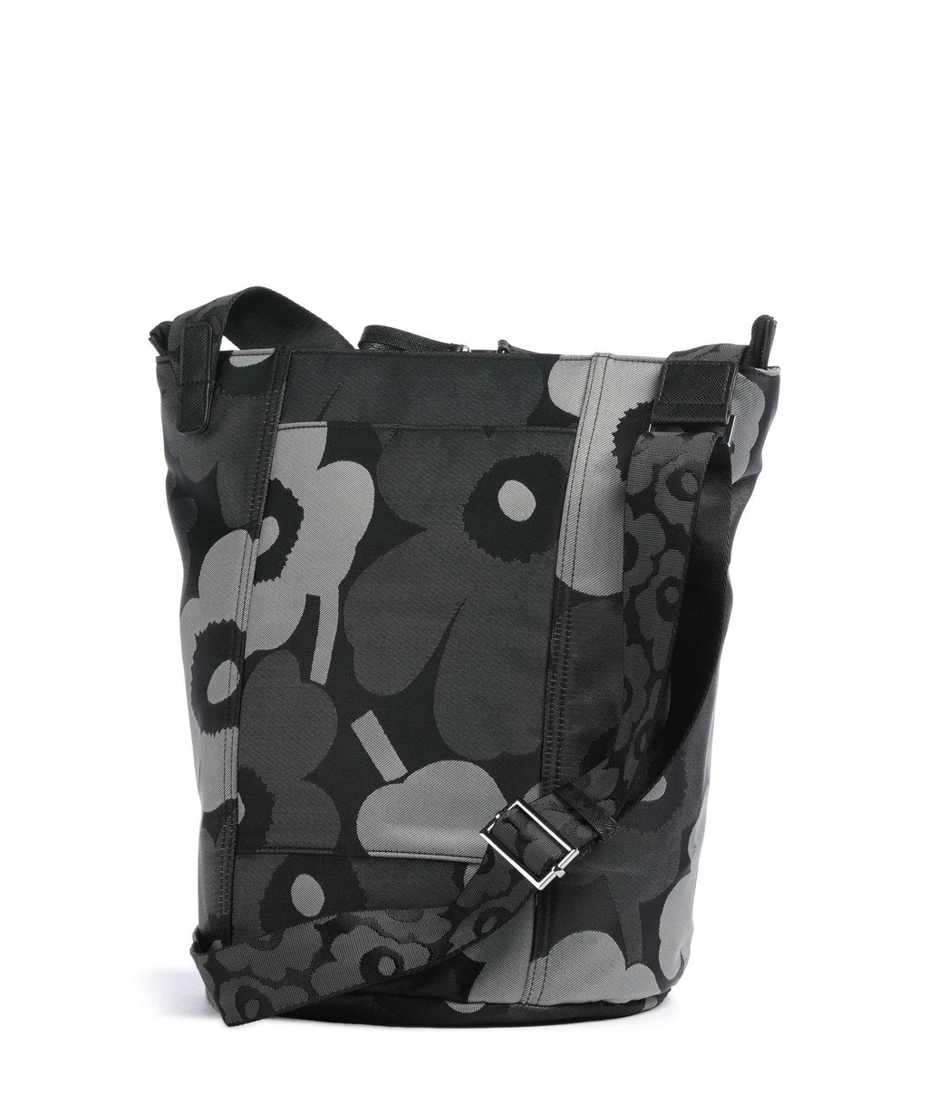 Marimekko All Day Unikko Bucket bag grey/dark grey/black