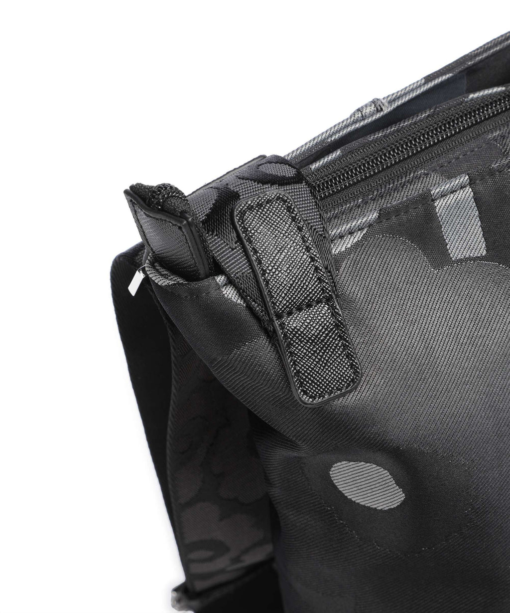 Marimekko All Day Unikko Bucket bag grey/dark grey/black