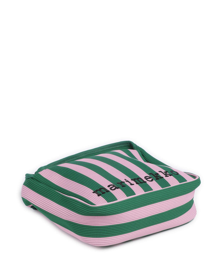 Marimekko Knitted Merirosvo Shoulder bag pink/dark green