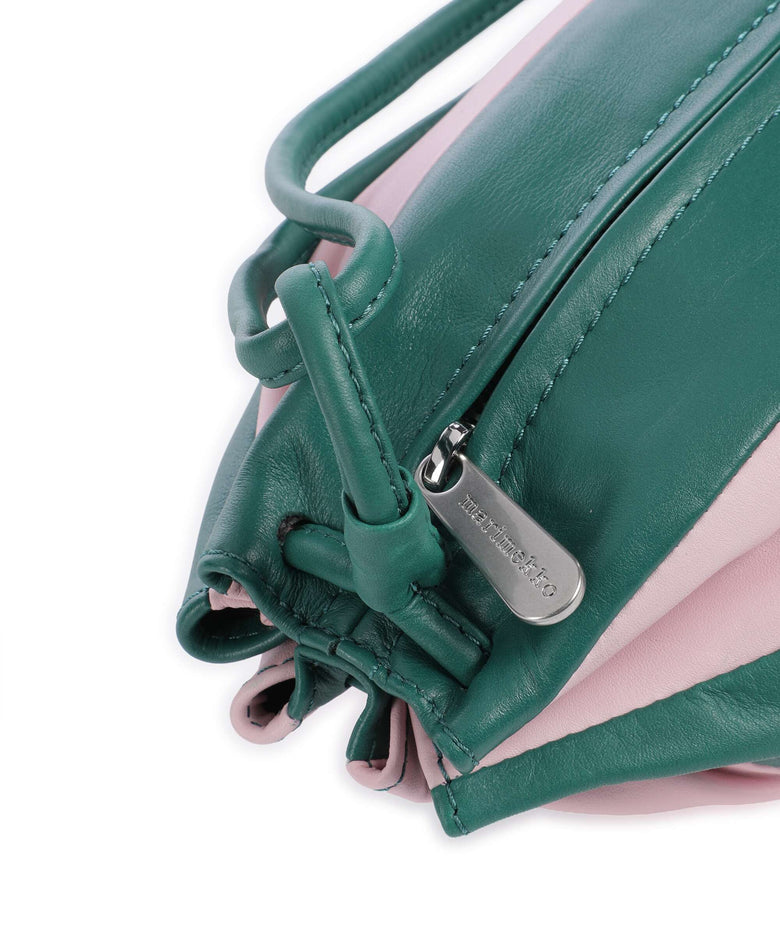 Marimekko Karla Pikku Crossbody bag light pink/dark green