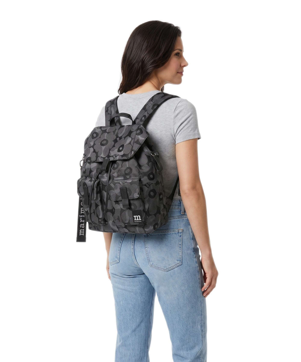 Marimekko Wear All Day L Unikko Backpack grey/dark grey