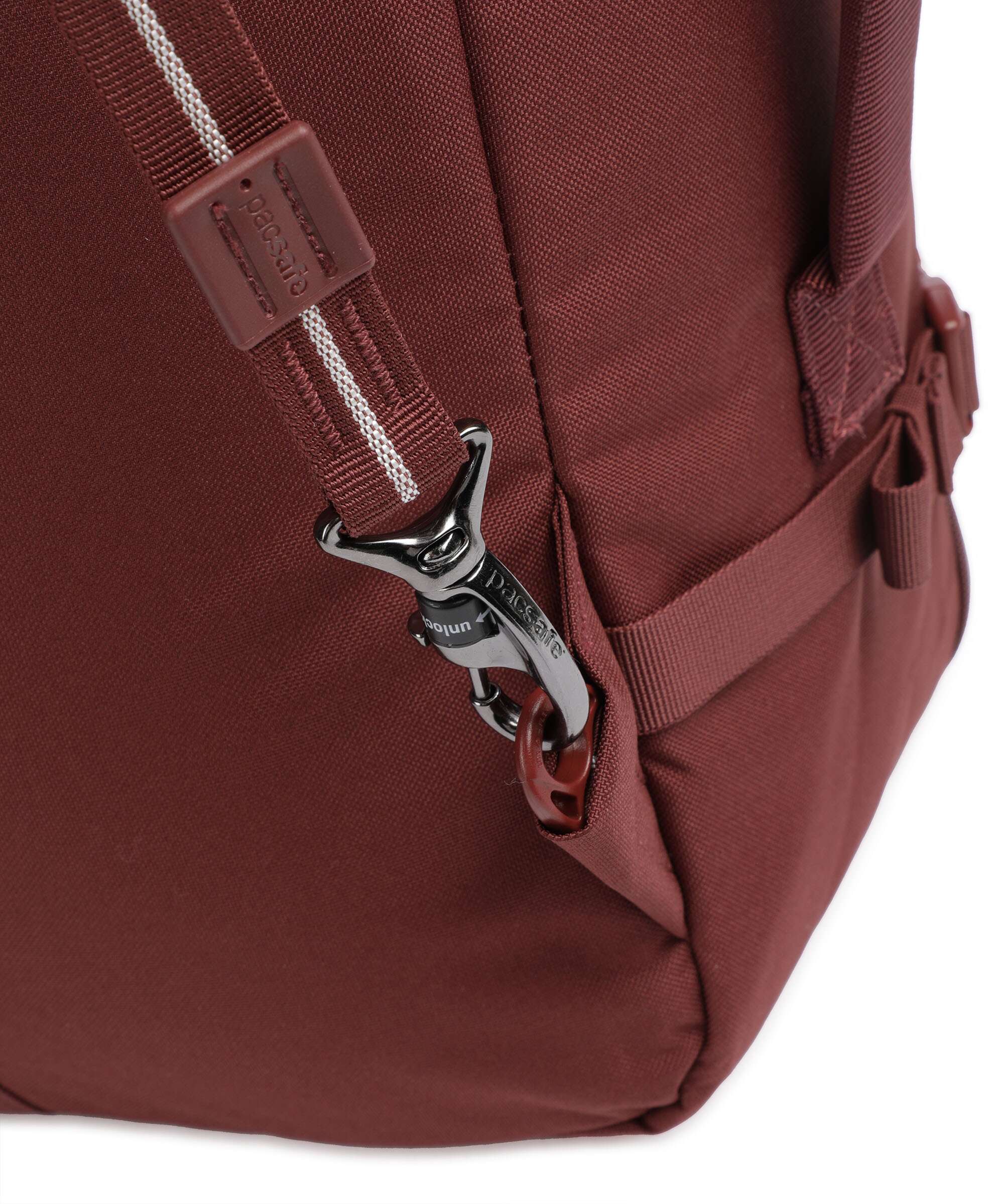 Pacsafe Go 34 Travel backpack garnet red