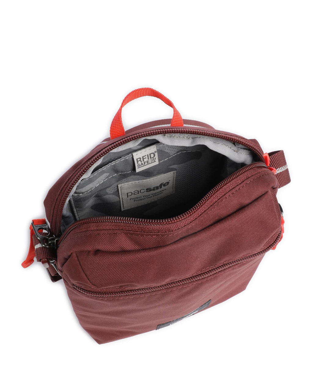 Pacsafe Go Festival Crossbody bag garnet red