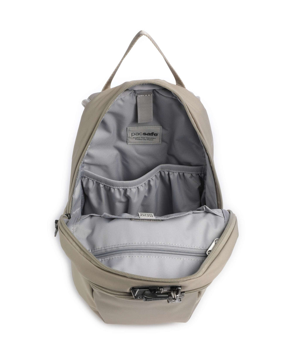 Pacsafe V 12 Backpack beige