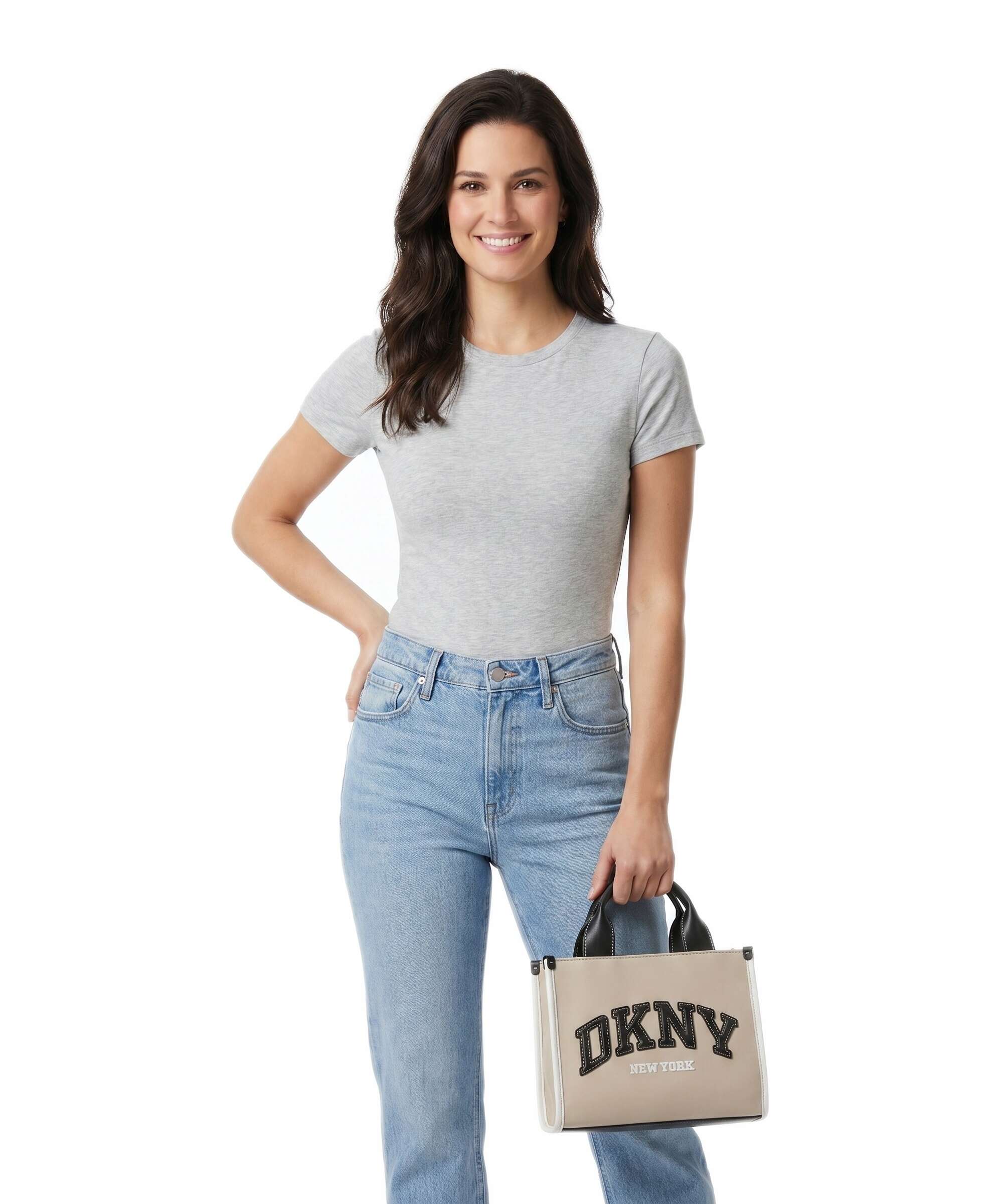 DKNY Hadlee Small Handbag light taupe