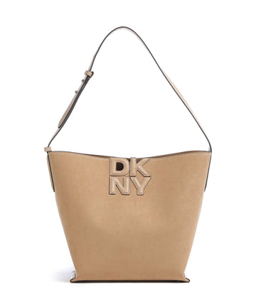 DKNY Nicole Beuteltasche cappucino