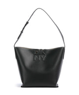 DKNY Nicole Beuteltasche black/light taupe