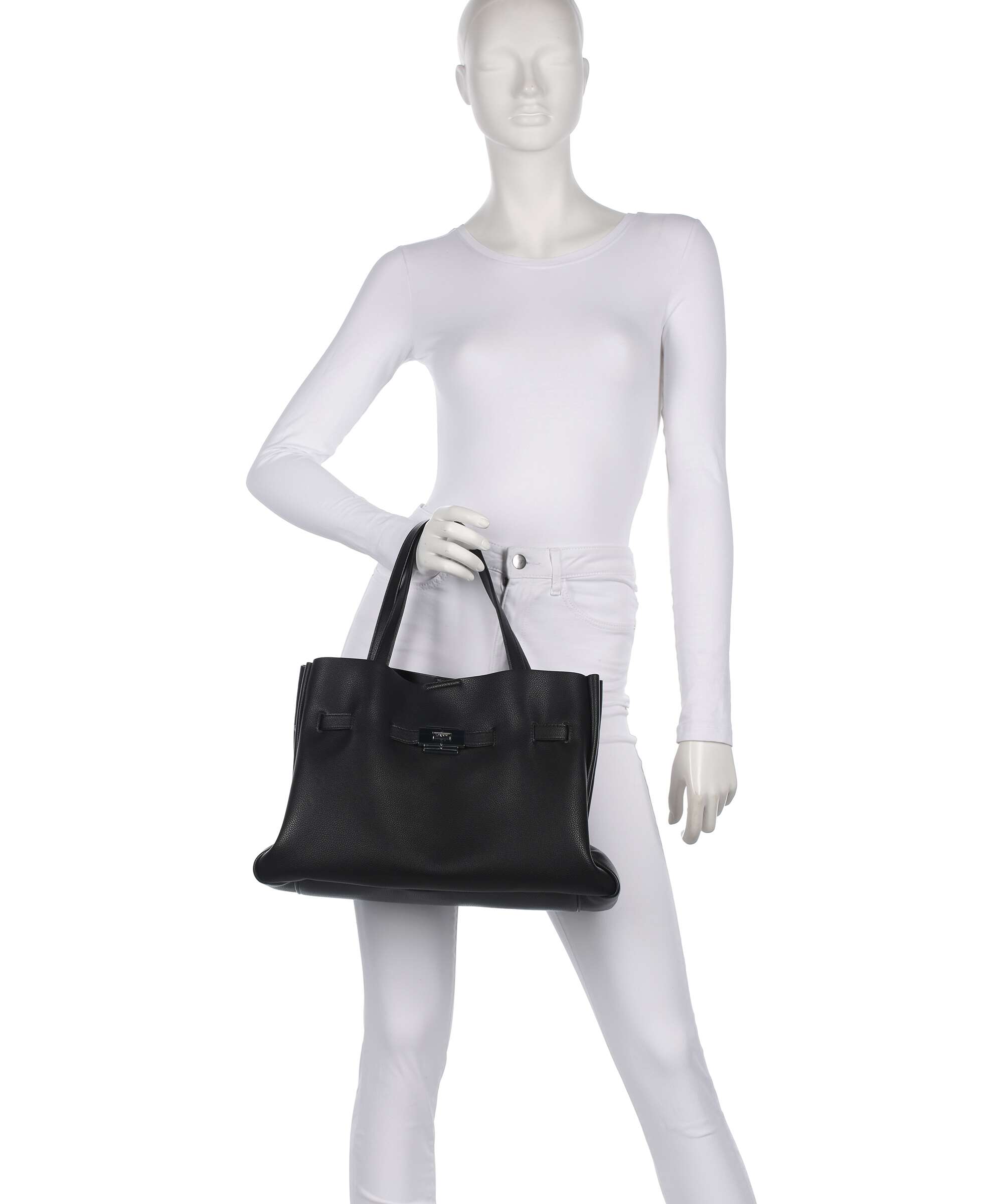 DKNY Bryar Large Handbag black/silver