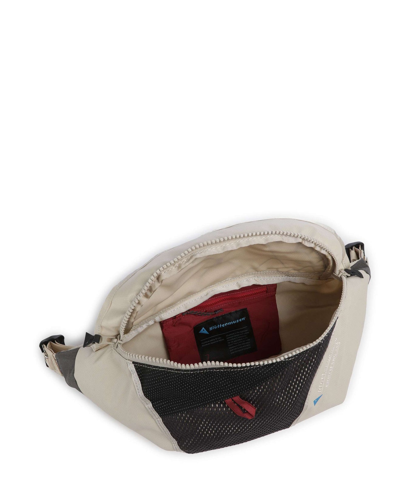 Klättermusen Fimmafäng 4.0 Fanny pack silver/creme