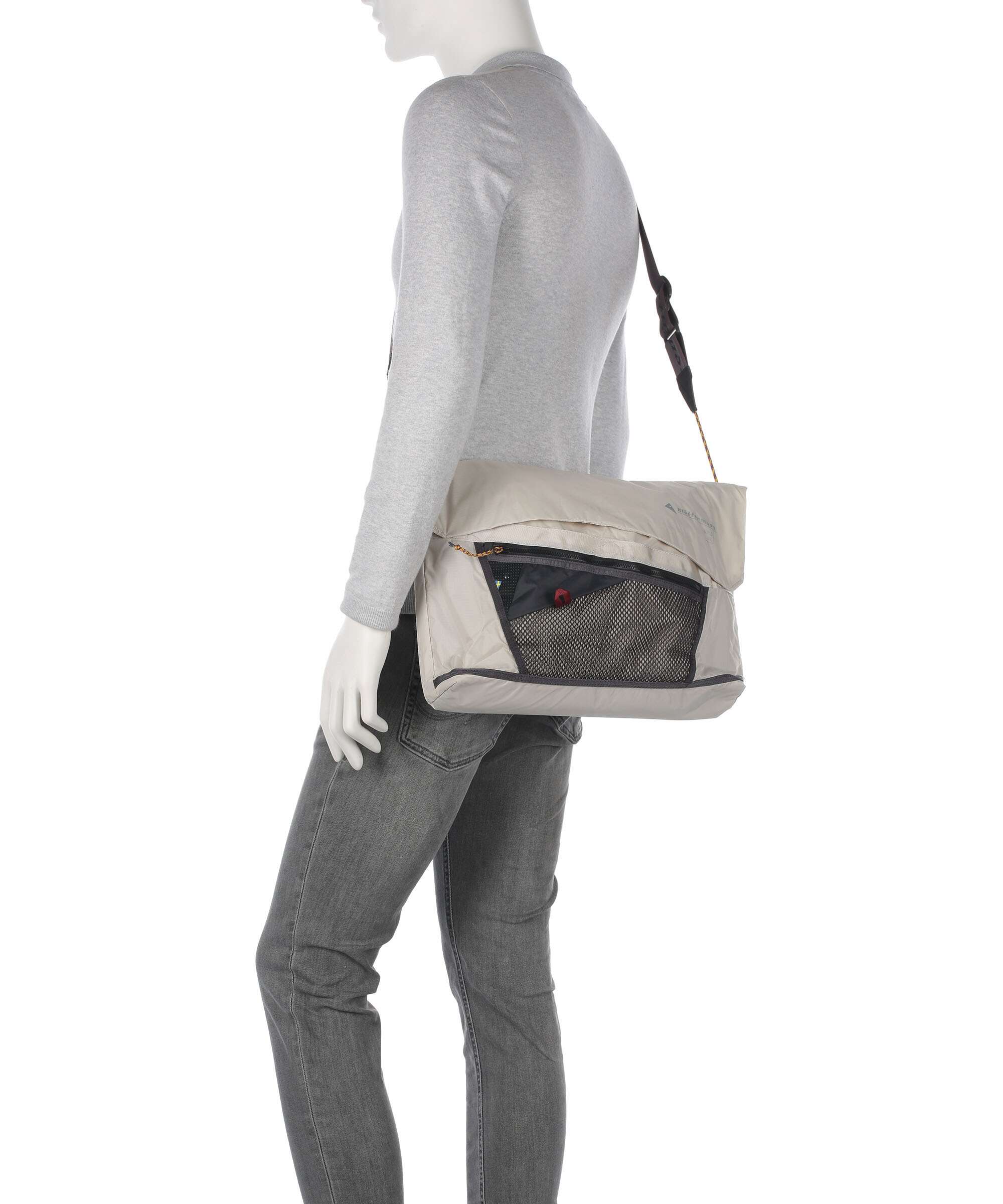 Klättermusen Grid Messenger bag burnt russet