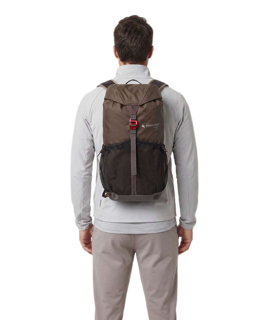 Klättermusen Fjörm 18 Trekking backpack slate brown