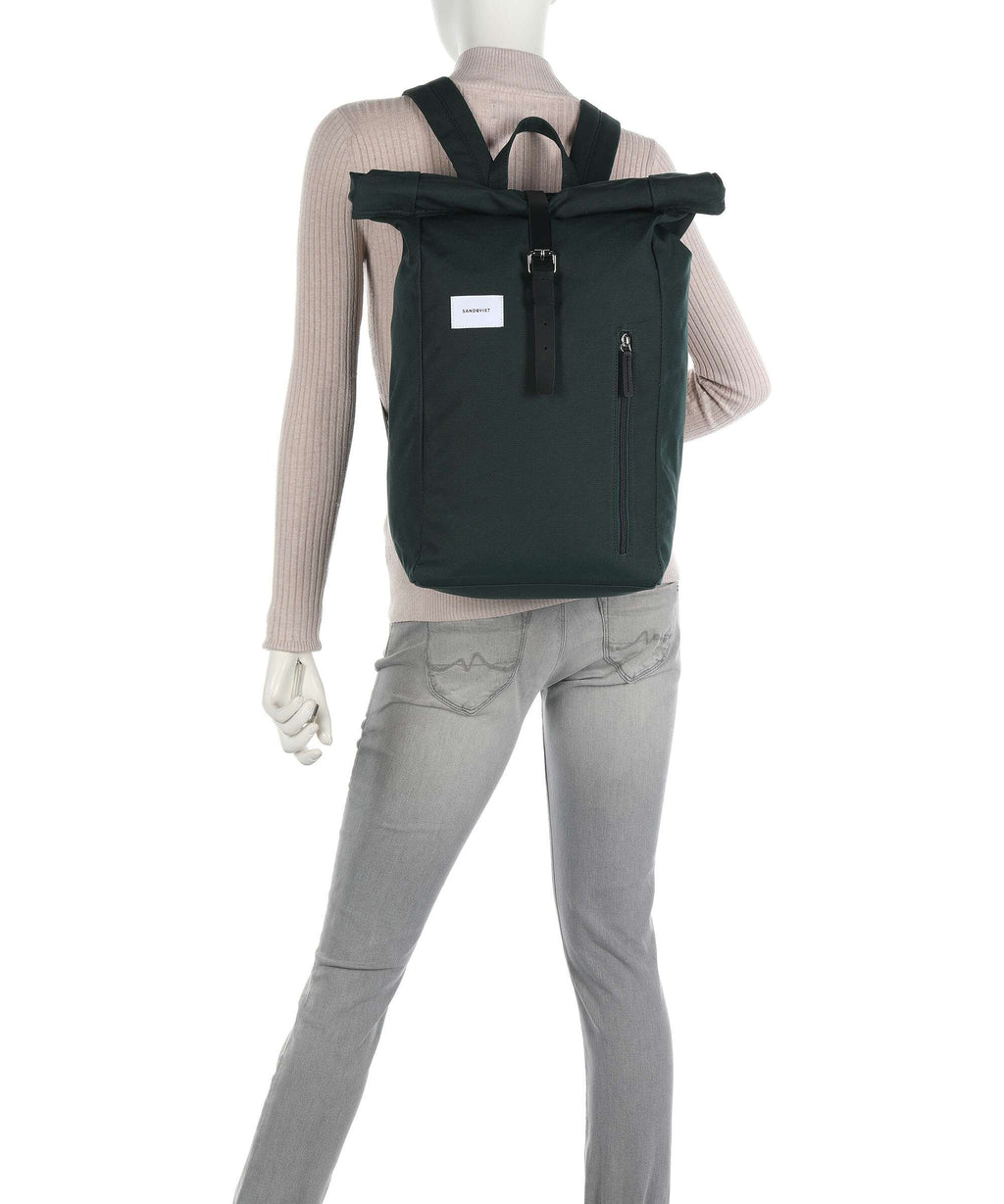 Sandqvist Ground Dante Rolltop backpack dark blue