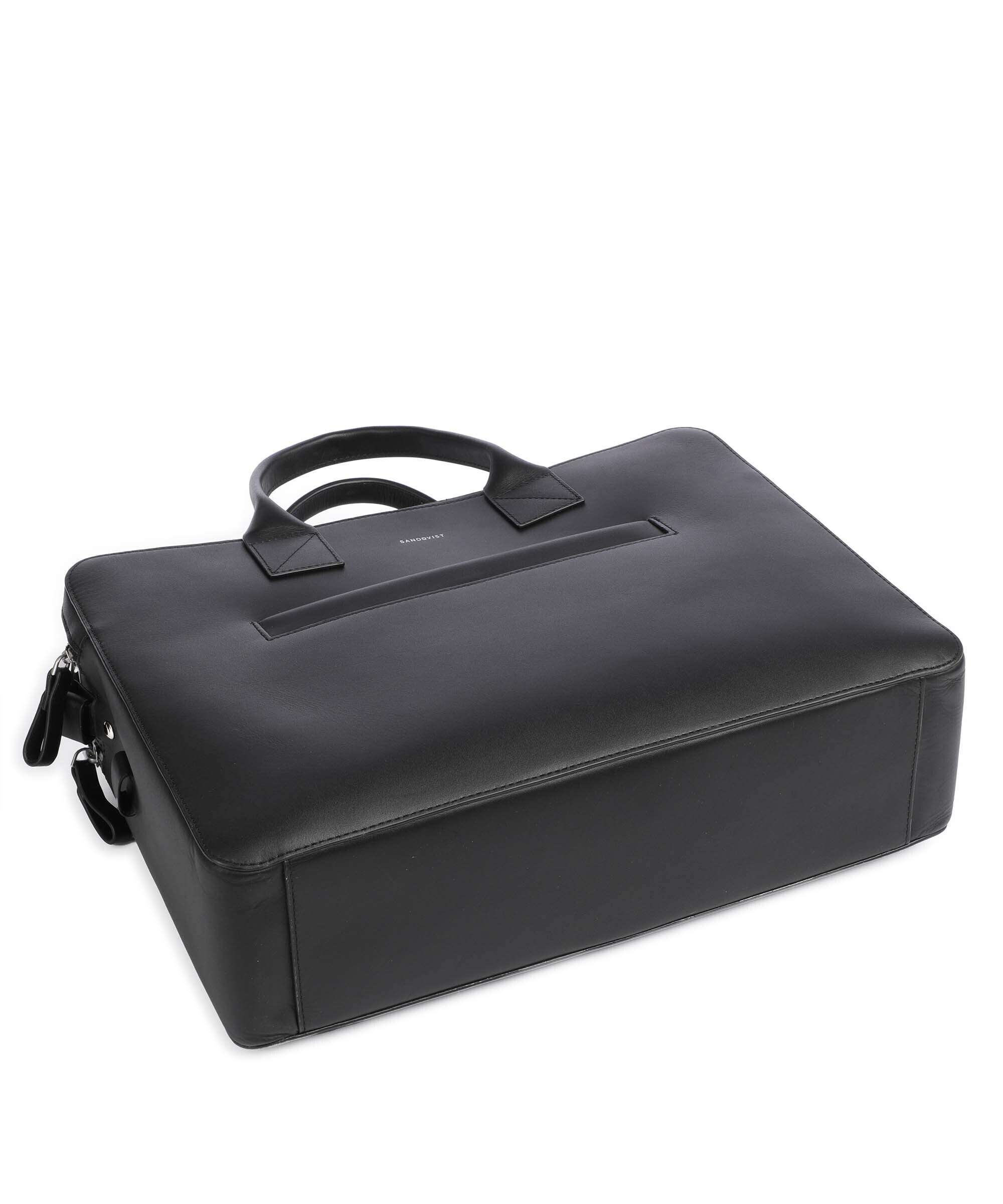 Sandqvist Leather Classics Seth Briefcase black
