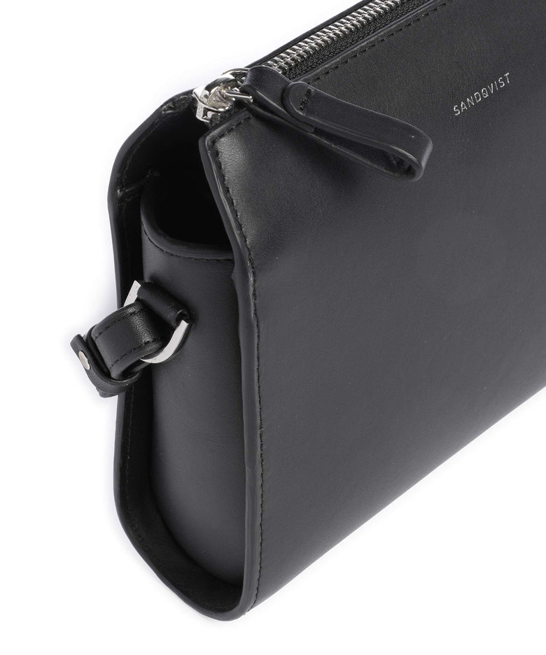 Sandqvist Leather Classics Frances Crossbody bag black