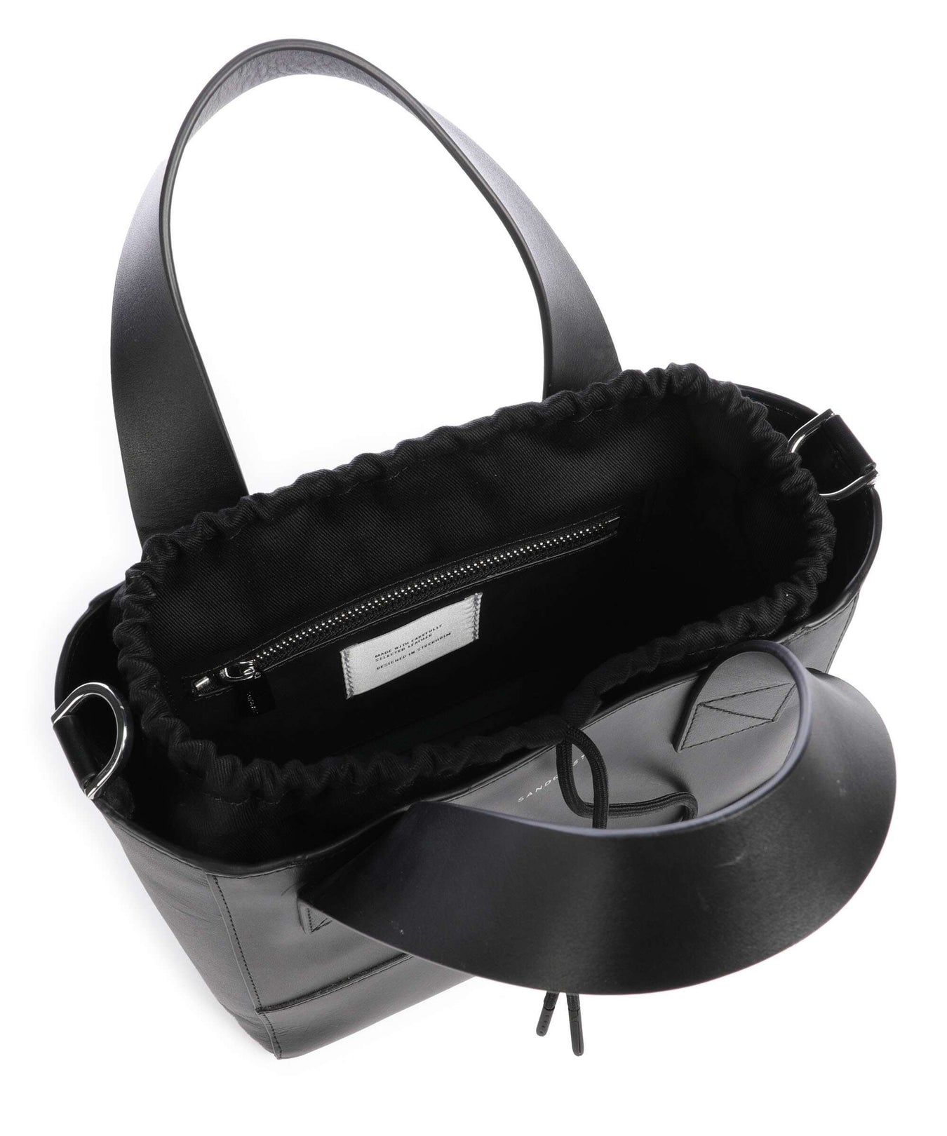 Sandqvist Leather Classics Cecilia Handbag black