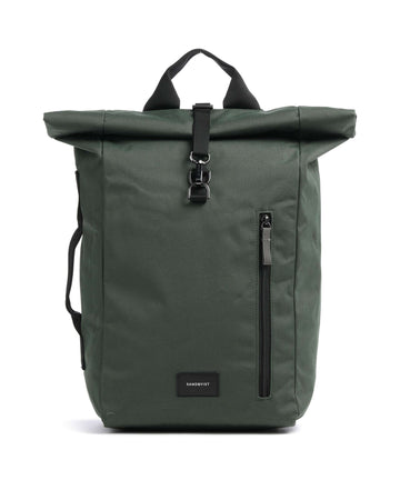 Sandqvist Ground Dante Vegan Zaino roll-top dawn green