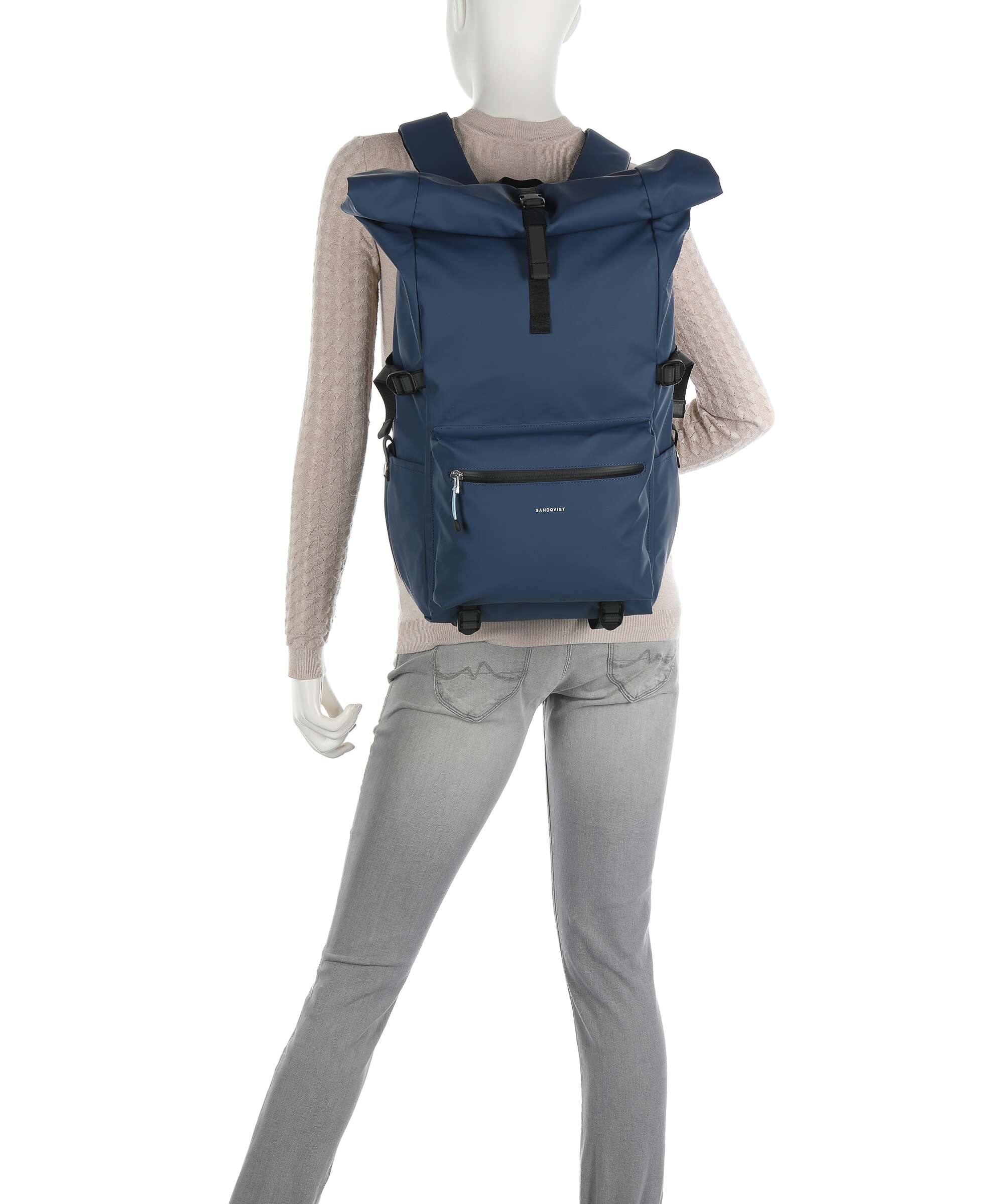 Sandqvist Stream Ruben 2.0 Rolltop backpack brown