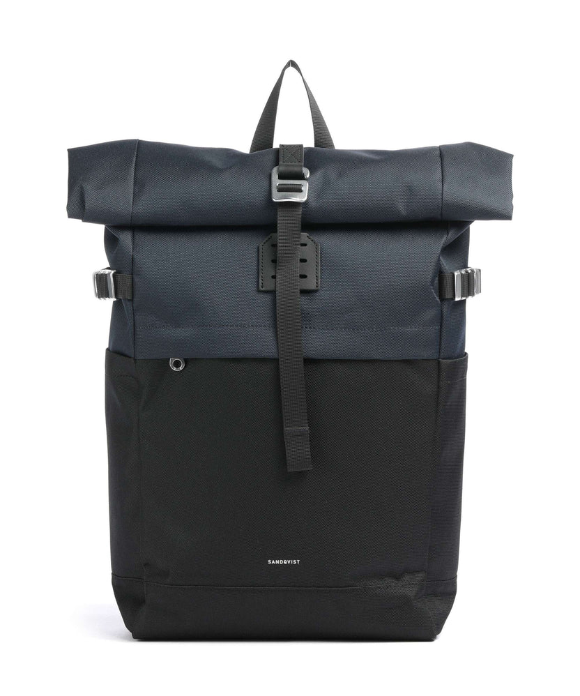 Sandqvist Icon M Rolltop backpack multicolour/black/navy