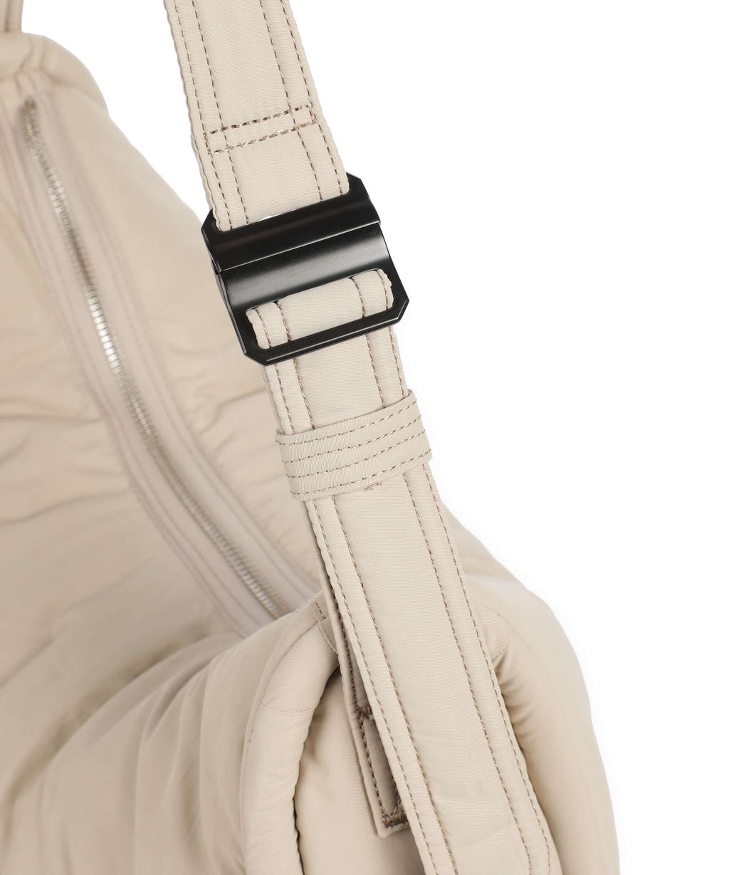 Sandqvist Curve L Hobo bag beige