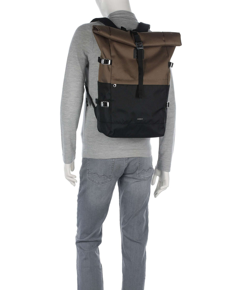 Sandqvist Icon L Rolltop backpack multi olive